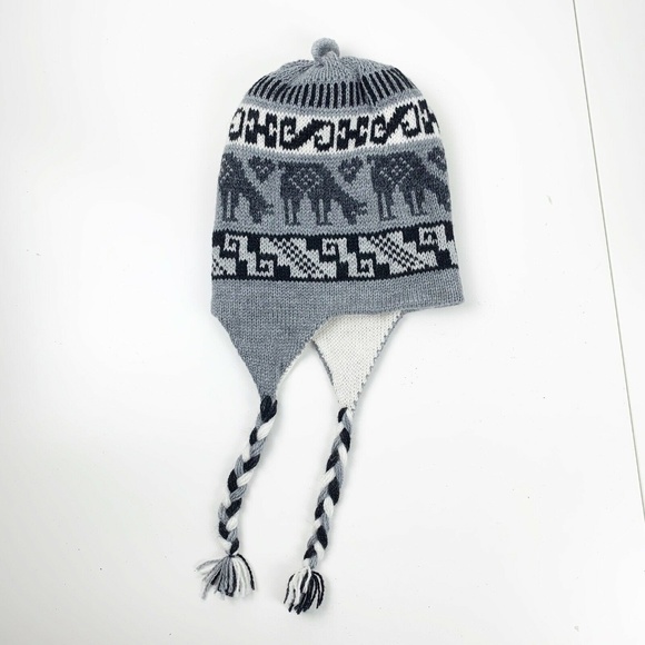 Handmade Accessories - Peruvian Alpaca Chullo Artisanal Reversible Hat